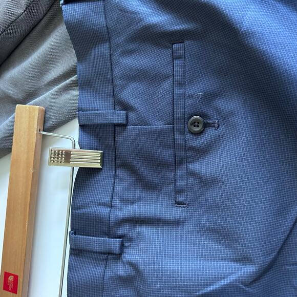 Louis Raphael Comfort Stretch Solid Skinny Fit Flat Front Dress Pant - Picture 4 of 9